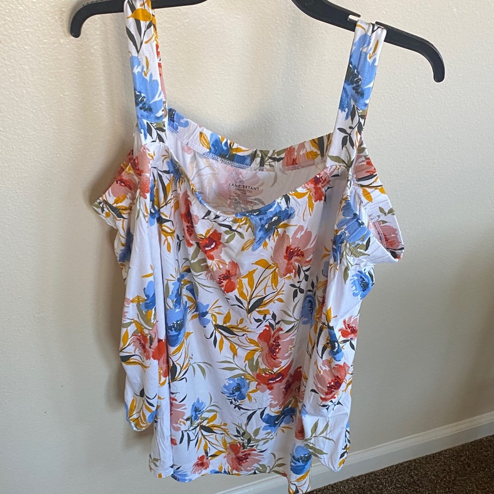 Floral Cold Shoulder Top